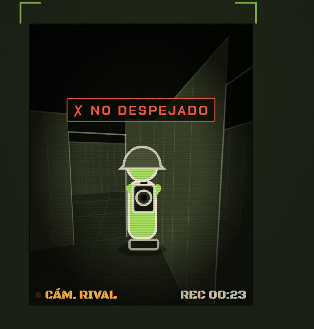 Nunca enfrente de la puerta