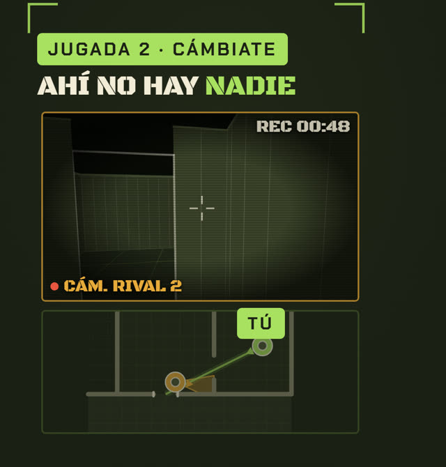 Dispara y cámbiate